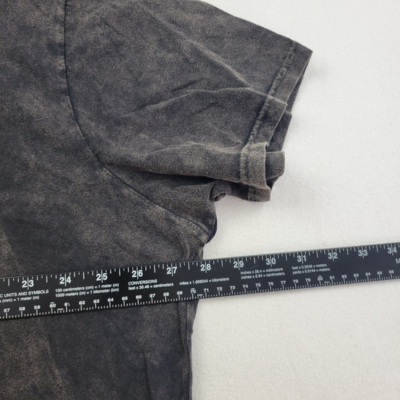 BP Hello Pride Mineral Wash Graphic T-Shirt Grey Women XL Top Shirt Pullover New - Picture 6 of 16